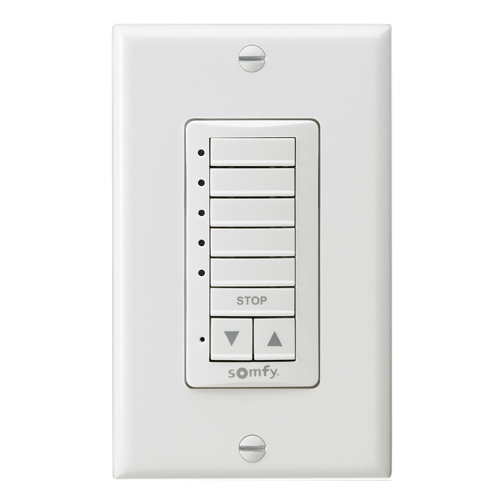 DecoFlex Wirefree™ RTS Wall Switch for Somfy Motors